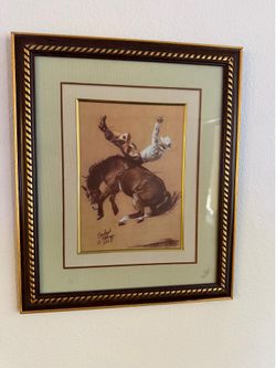 Cowboy picture vintage