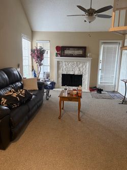 Leather Black Sofa