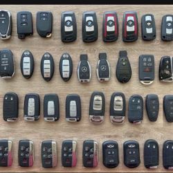 Car key Porsche key Toyota key fob Nissan key fob Bmw key fob Mercedes benz key fob Range rover key fob Chevrolet key fob Dodge key fob Honda key fob