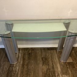 Glass End/Foyer Table