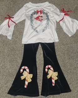 Girls Christmas Outfit Size 6