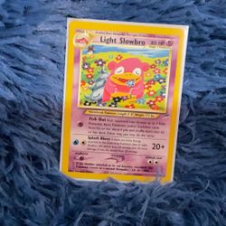 Light Slowbro Vintage Pokémon Card