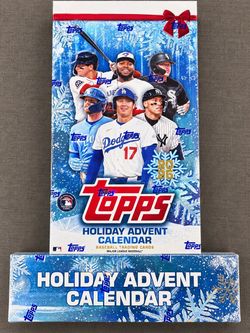 NEW 2026 Topps Holiday Advent Calendar MLB Sealed