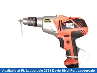 Black & Decker Dr550 Orange Corded Hammer Drill