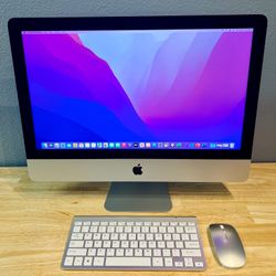iMac 21” Desktop Apple Intel Core i5/8GB RAM/256GB✅Microsoft Office Word Excel,Logic,Final Cut🖥️1 Yr Wrnty✅ $0Down Finance Available