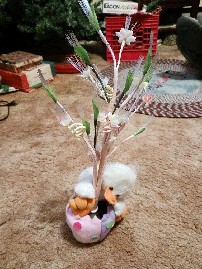 Fiber Optic Easter Decor