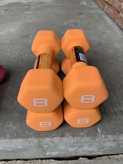 Two sets of dumbbell weight each set $35