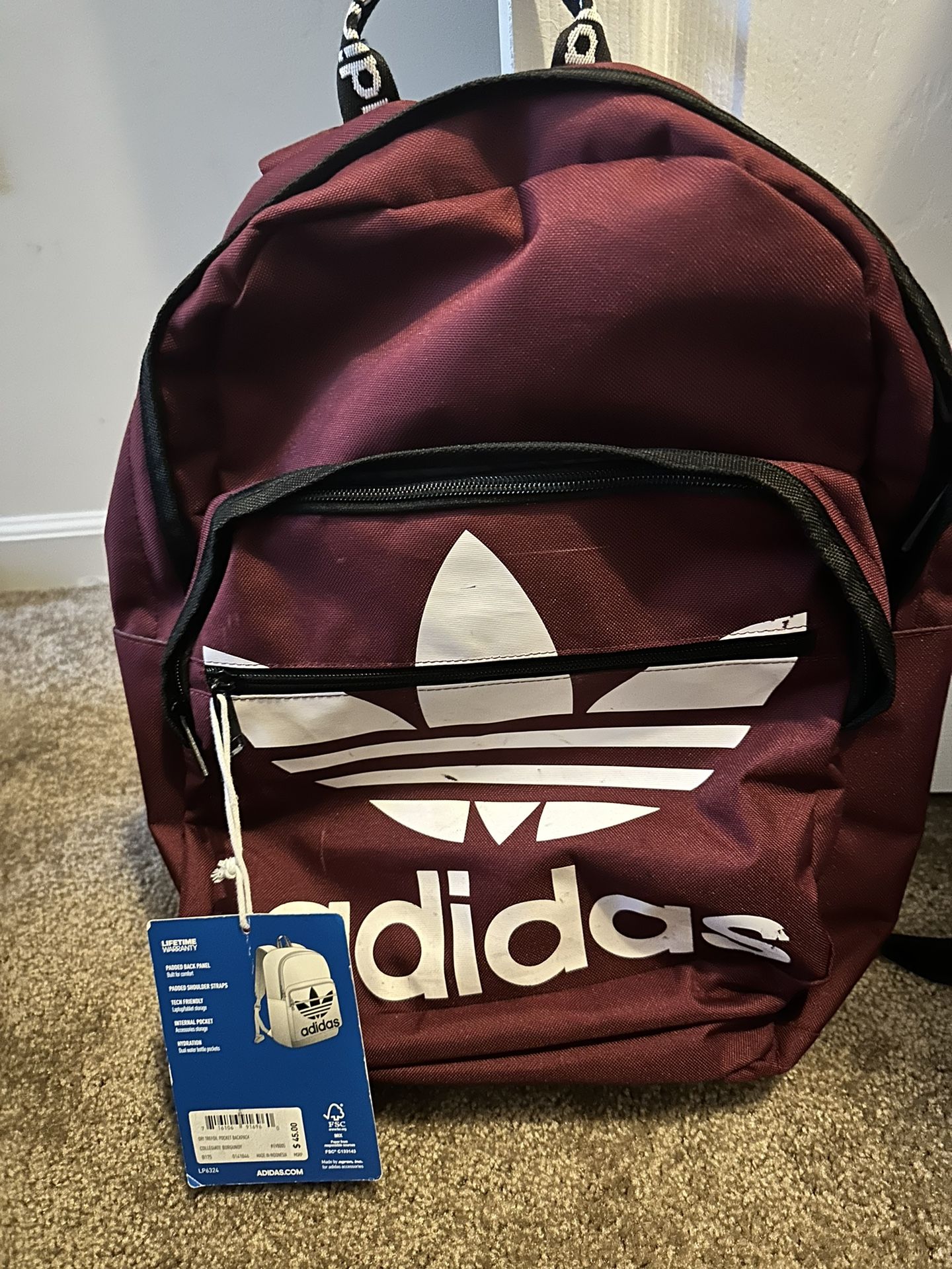 Brand New Adidas Backpack 