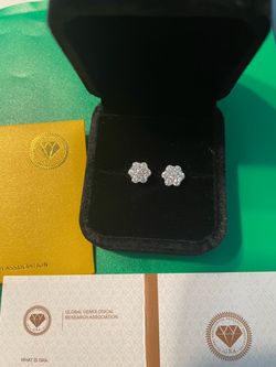 VVS1 Moissanite Stud Earrings