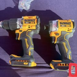 Dewalt 20v Hammer Drill And Impact