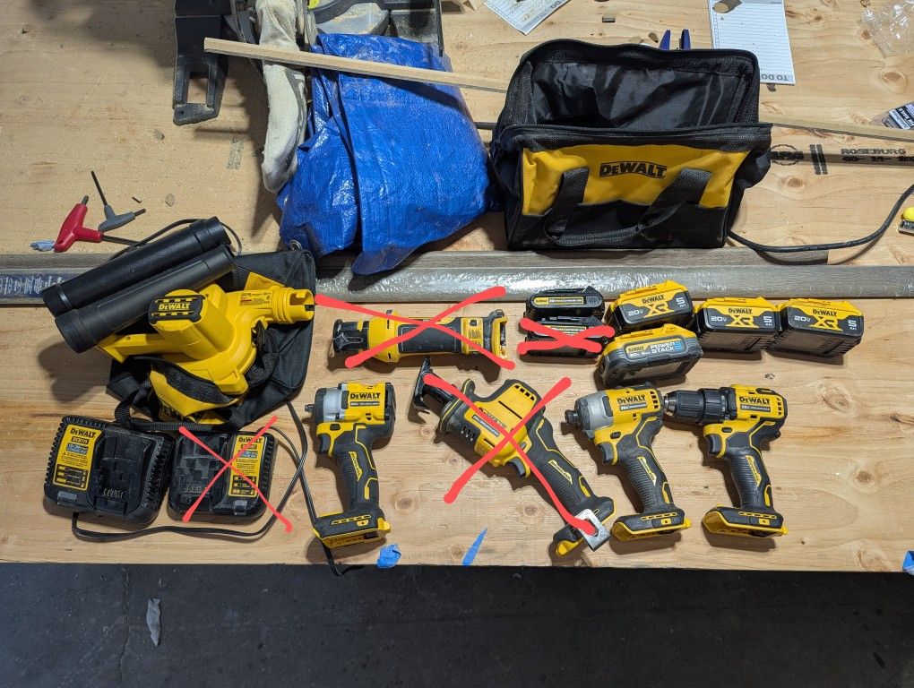DeWalt Atomic XR 20V Power Tools