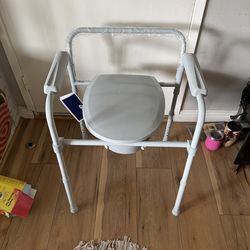 Brand new portable commode chair
