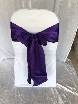 Chair sash wedding decor decorations
