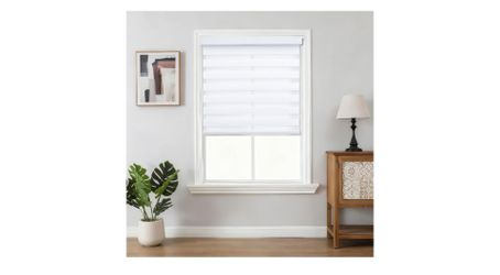 Joydeco No Drill Zebra Blinds roller shade 34x75