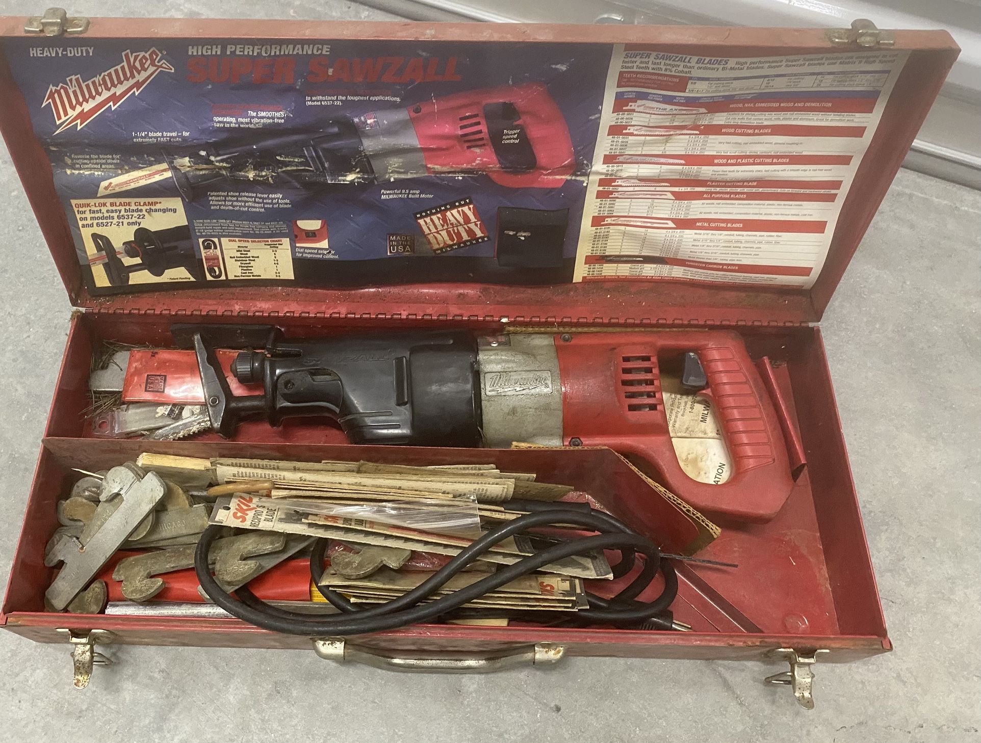 Milwaukee Super Sawzall Reciprocating Saw W Case