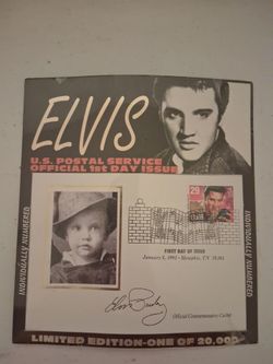 Elvis Presley USPS Official First Day Issue Stamp