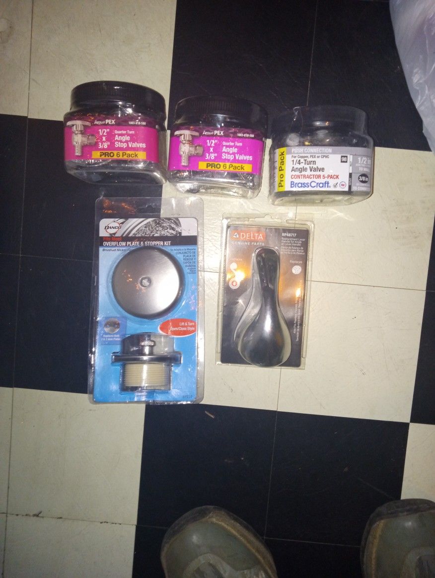 Plumbing Items.
