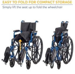 Brand New Drive foldable wheel chair