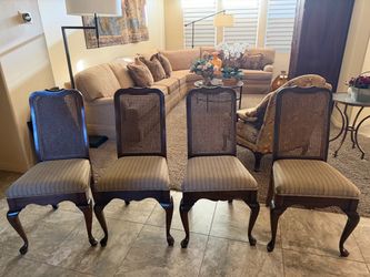 Solid wood Thomasville chairs