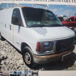 FOR PARTS A 2001 GMC SAVANA 2500