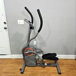 sunny health & fitness cardio climber elliptical stepper