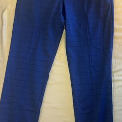 Perry Ellis Men’s Navy Blue Trousers Slim Fit Size 32