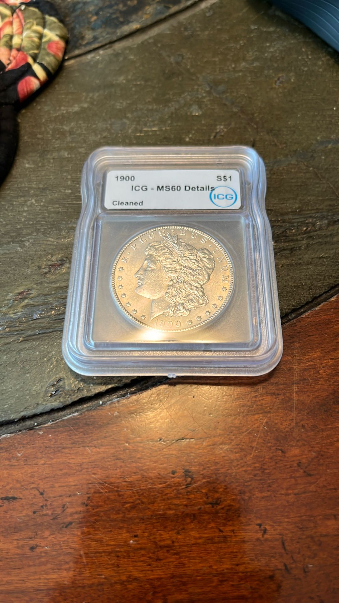 1900 Morgan Silver Dollar Graded MS60! Uncirculated