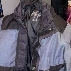 Triumph Motorcycle Jacket With Pads And Insider Liner Good Condition No Tears Or Rips