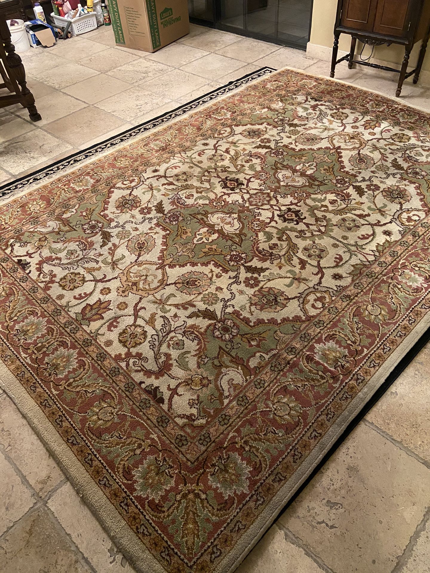 Large brown area rug 8 x 10