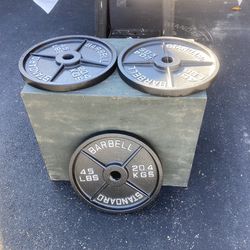 Barbell 45 Pound Weight Plate