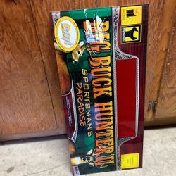 Big Buck Hunter Sportsman Paradise Arcade Shooting Video Game Marquee Header Sign 