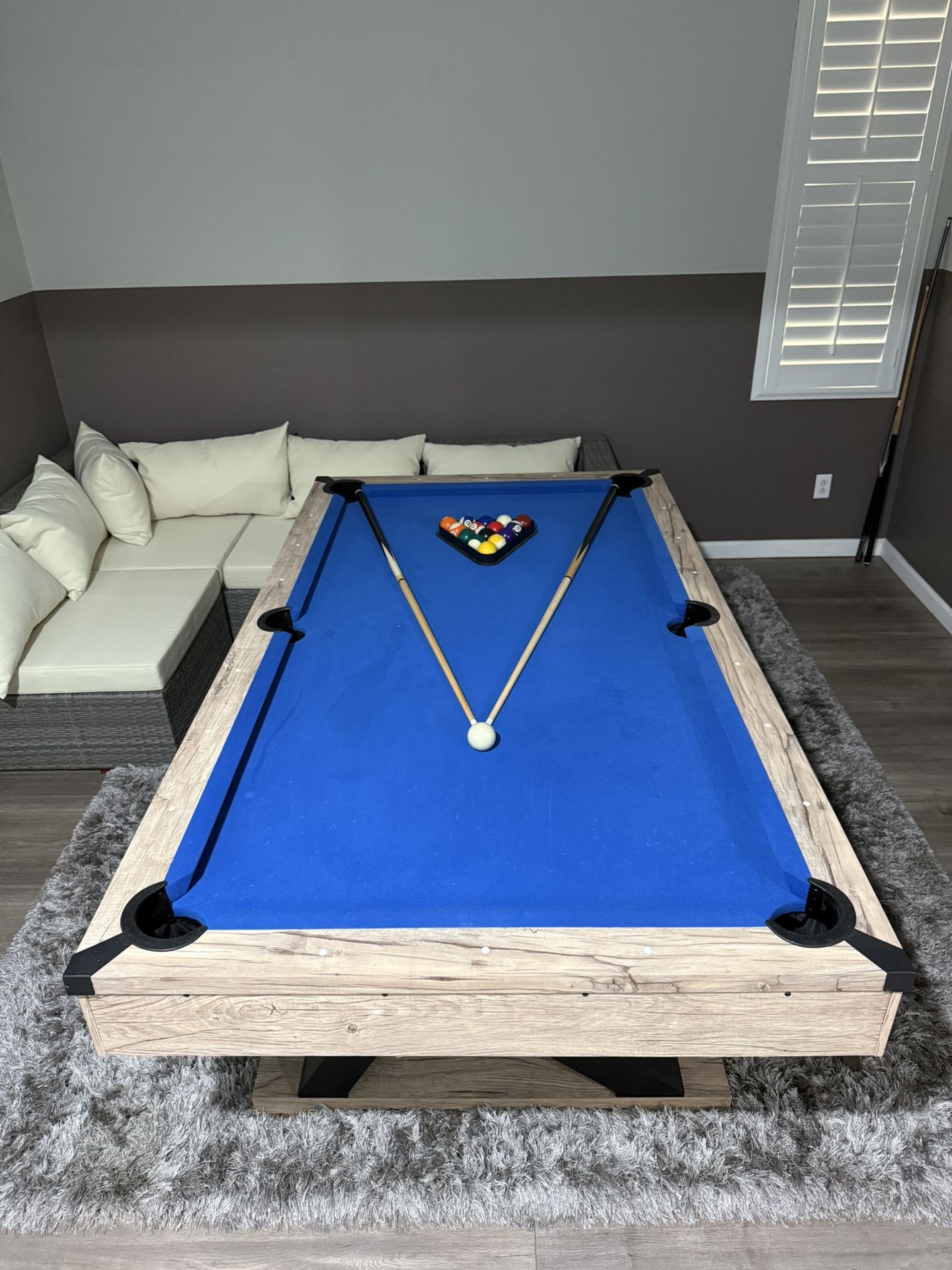 American Legend Pool Table – Excellent Condition + Balls & Cues – $650