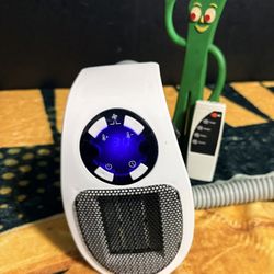 Smart Heater Wall Outlet Plug-in Heater with Thermostat and Timer. 