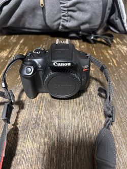 Canon EOS Rebel T6 Camera, Lenses, & extra battery