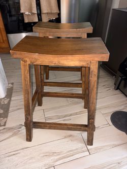 Solid wood barstools