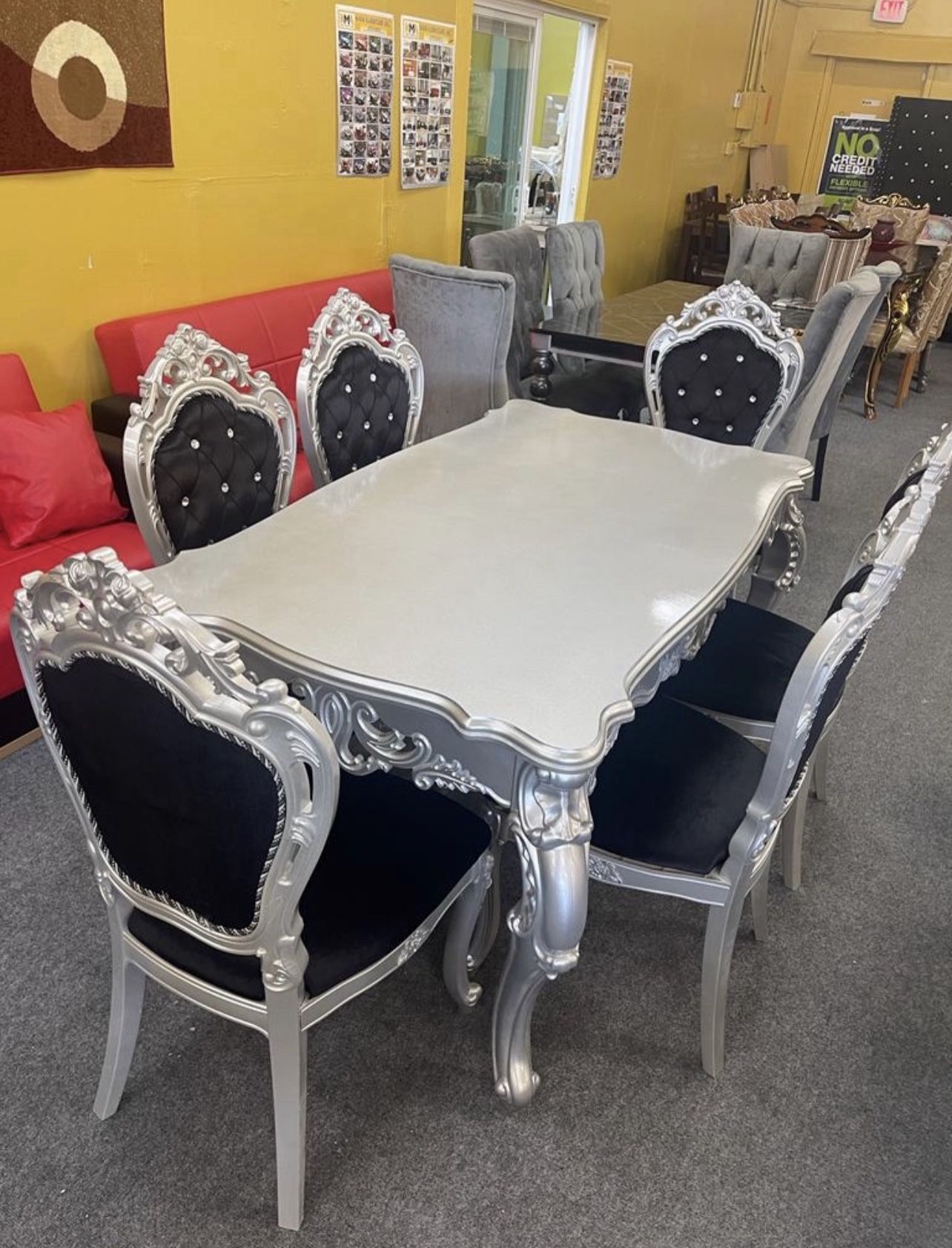 Dining table Set With 6 Chairs Brand new ,Delivery available Furniture