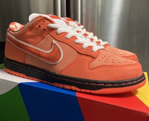 Nike Sb Dunk Low Concepts Orange lobster Size 10 DS