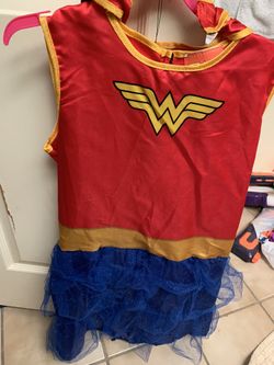Wonder Woman girls costume size large