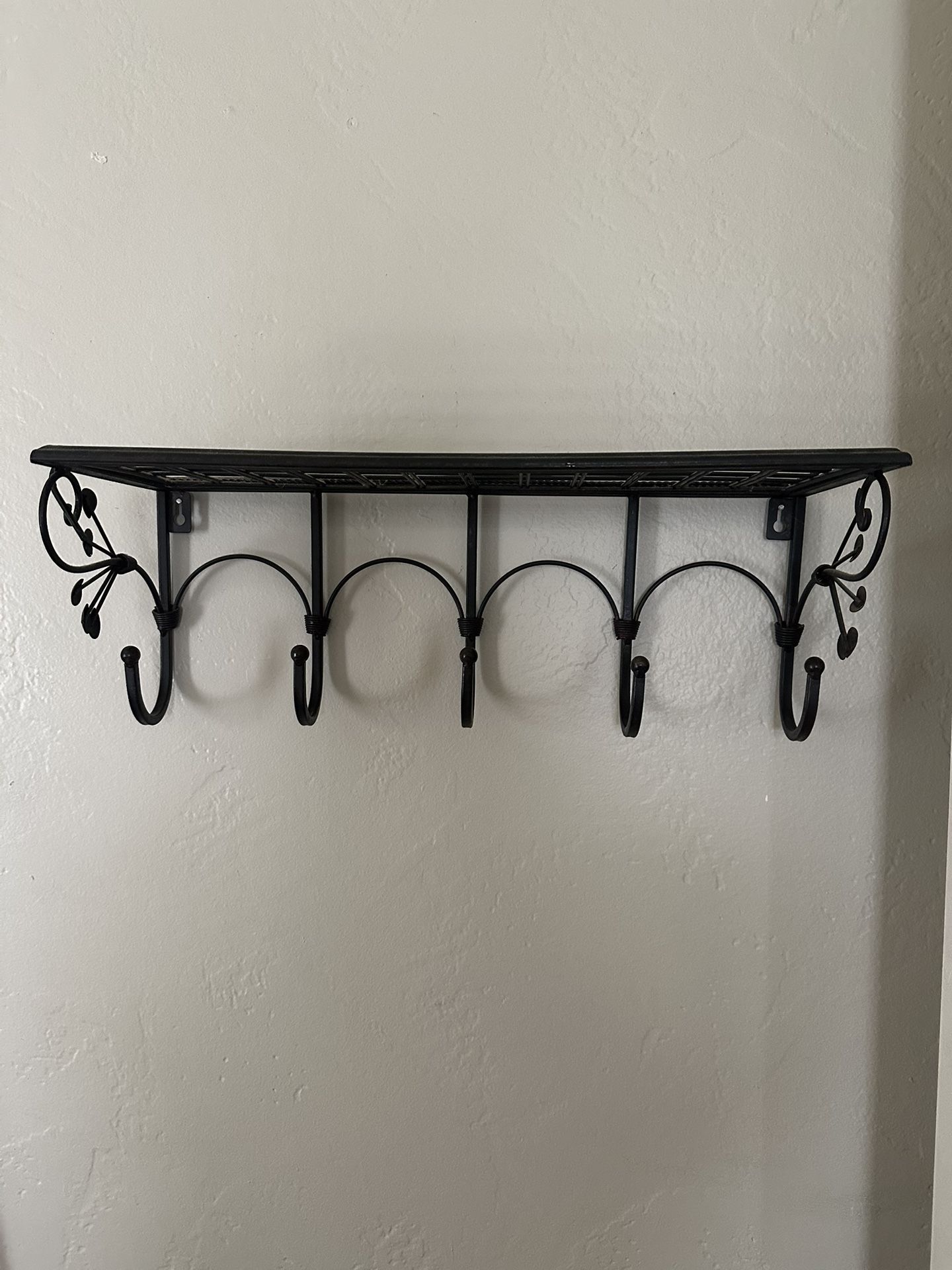 Wall Hooks With Shelf
