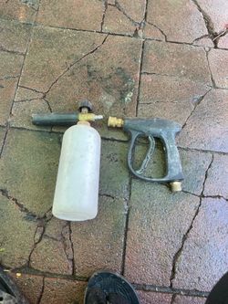 Foam cannon/ pressure washer gun