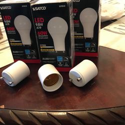 SATCO LED Light Bulbs (3)