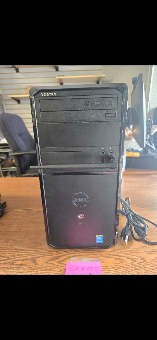Dell Vostro Office PC+ WiFi i3 16GB ram 128GB ssd Windows 10 Pro