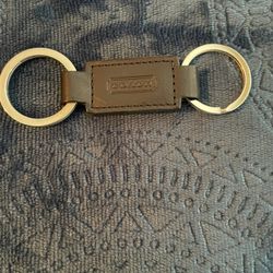 Coach Leather Key Fob 