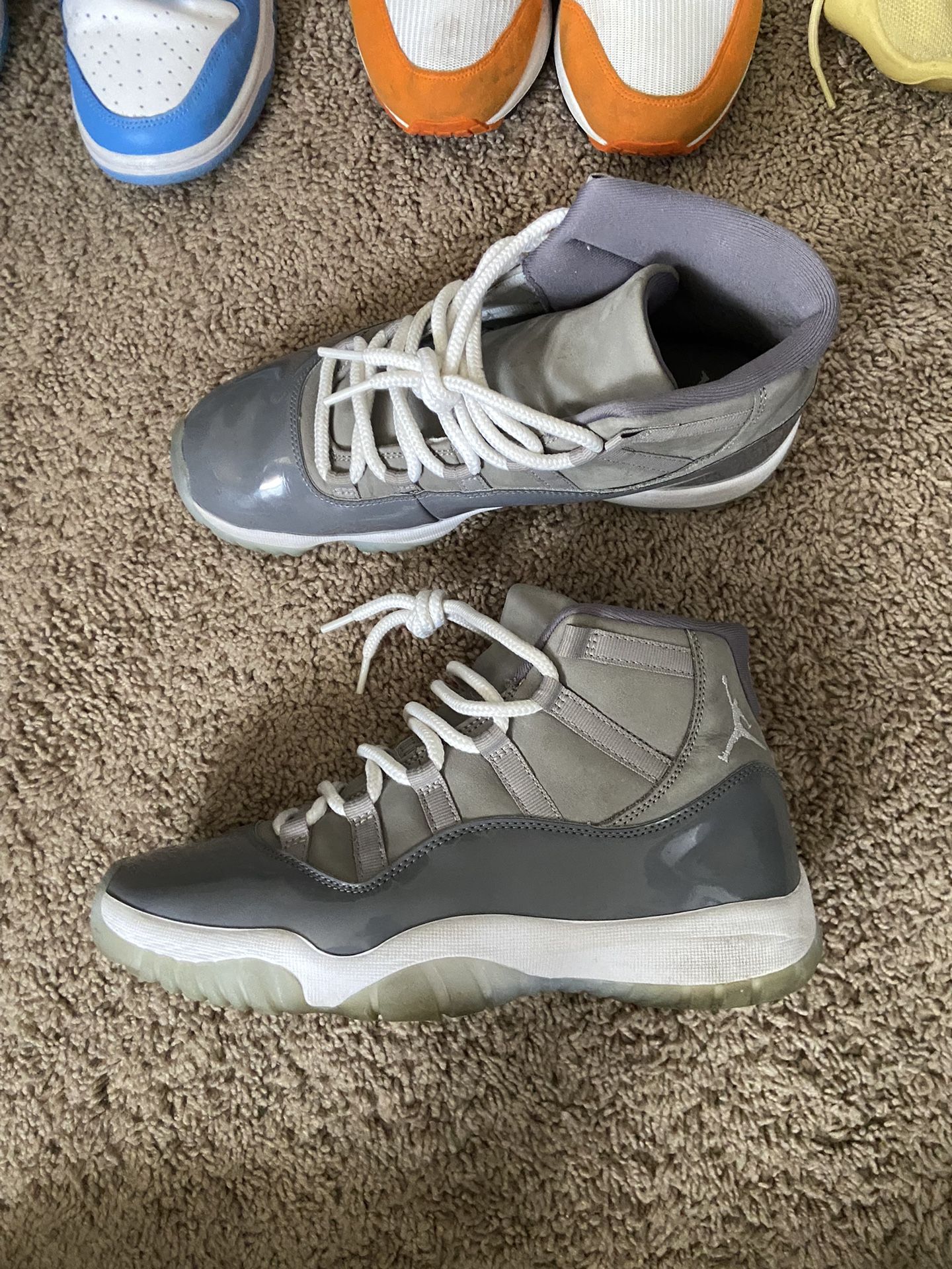 Cool Grey Jordan 11s 