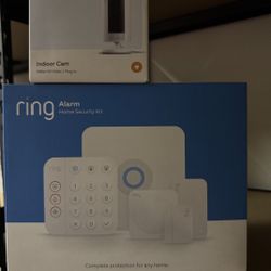 Ring Alarm System and Indoor Camera 