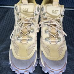 Caterpillar Unisex Intruder Mid Taffy/Beige/Brown Boots - 13