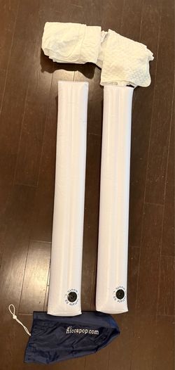 Inflatable bed rails for toddler