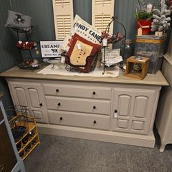 Buffet Refinished in a Neutral Beige