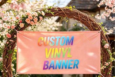 1pc Customized Banner, Indoor/Outdoor Banner, Wedding Banner, Personalized Full-Color Banner Sign, Suitable For Indoor/Outdoor Events, Retail, Party, 