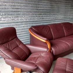 BRAND NEW - GORGEOUS CANTONI LUXURY LEATHER SOFA SET  